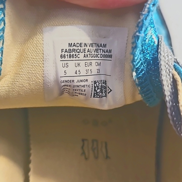 Converse Chuck Taylor Glitter Low Teal - Picture 5 of 8